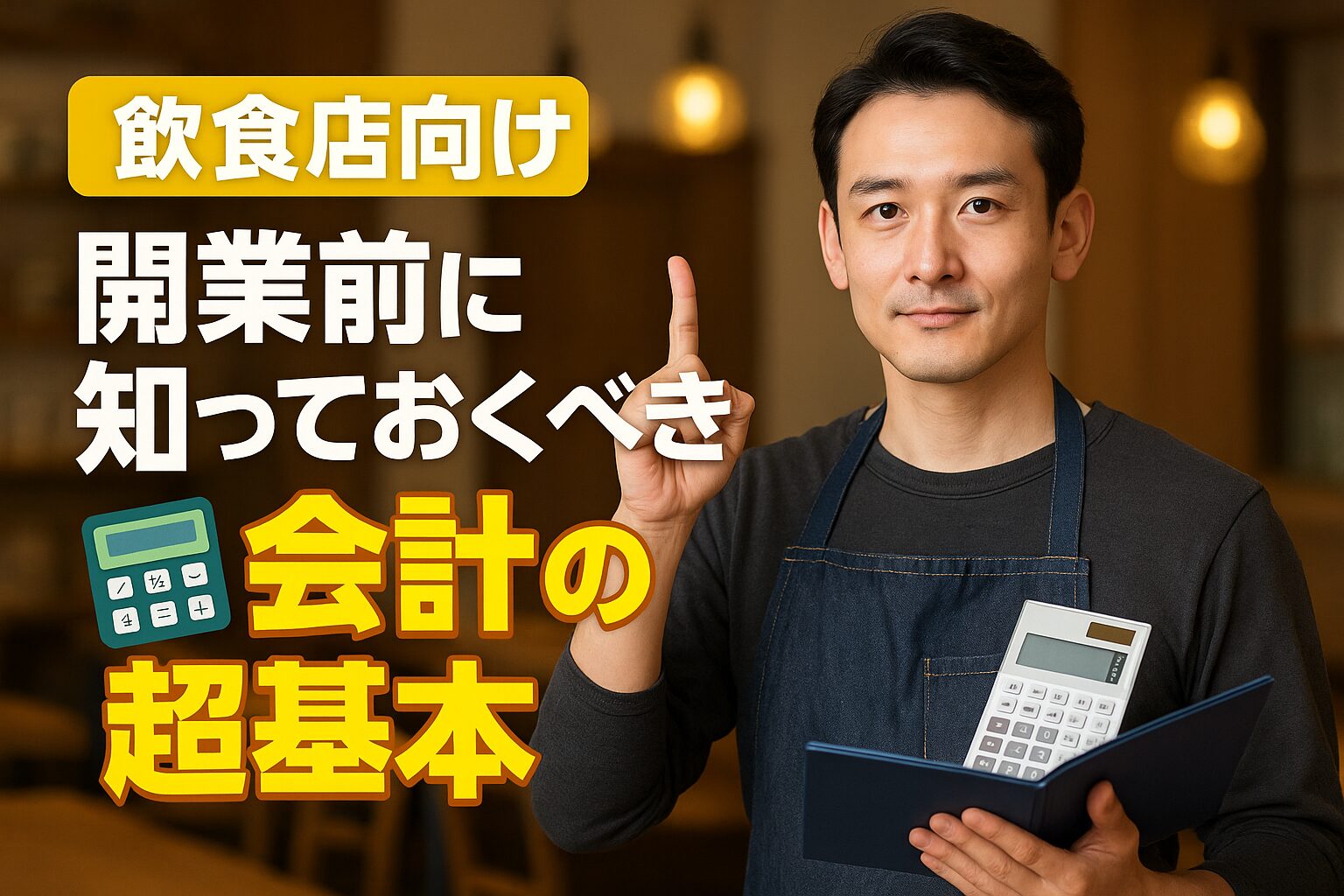 飲食店向け 開業前に知っておくべき会計の超基本